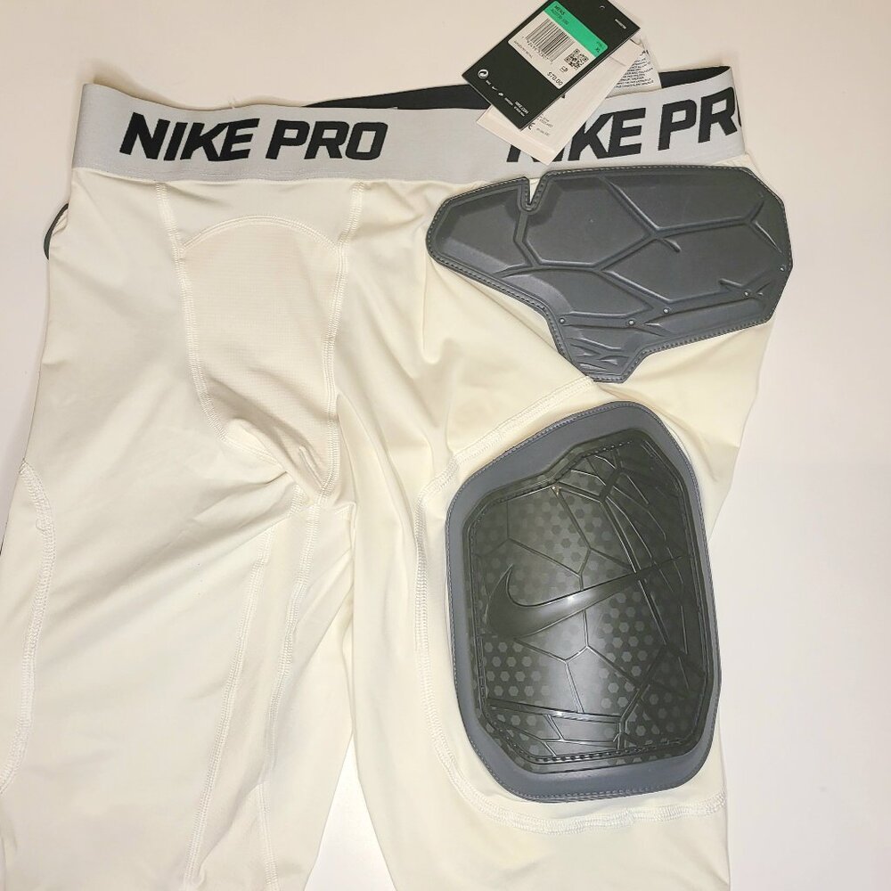 NWT Nike Pro Hyperstrong Padded Football Shorts - Size XL - White